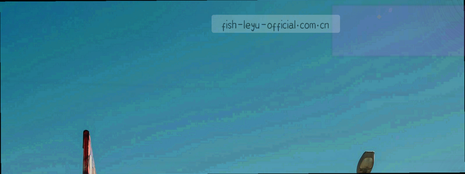 深蓝背景上的散落水下光斑与细密网格